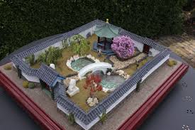 Chinese Miniature Walled Garden Garden Wall Chinese Garden Backyard Garden Design