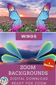 Zoom Virtual Background Bundle Of 5 Wings Inspired Designs Etsy In 2020 Girls Birthday Party Themes Cute Gifts For Friends Virtual Party