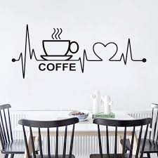 Can be used in tv setting wall, sofa setting wall, dining room, bedroom and wardrobe. Mobile Creative Coffe Heart Wall Sticker Kitchen Restaurant Diy Wall Affixed Window Decoration Wall Decal Art Poster Wallpaper Wall Stickers Aliexpress