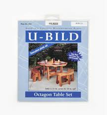 Coffee table design over is a very admirable and also modern layouts. Octagon Table Set Plan Lee Valley Tools