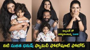 Dhanush family, education, and caste. Tv Actress Sujitha Dhanush Family Photoshoot Pics
