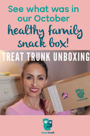 We've been sustainably delivering delicious fresh fruit baskets to businesses for over 10 years. See What Was In Our October Treat Trunk In This Unboxing By Velvet Lashes Treat Trunks Are Healthy Snack B Family Snacks Healthy Family Snacks Healthy Kids
