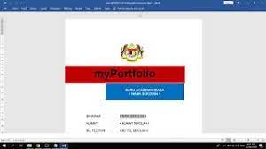 Templat kosong myportfolio pembantu operasi pejabat. Myportfolio Pembantu Pengurusan Murid Cute766