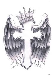 King Cross Wing Tattoo Designs Wings Tattoo Crown Tattoo Design