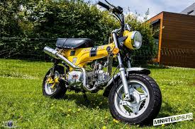 2006 Yellow Dax Skyteam Cyclomoteur Honda Echappement