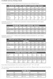 nfl jersey size chart 48 best picture of chart anyimage org