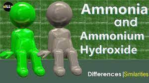 Can You Help Me To Clarify Ammonia And Ammonium Hydroxide Same Or Not