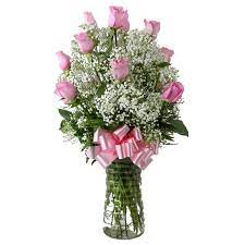 Official site kuhn flowers, company jacksonville (usa). 1 Dozen Roses Pink Arranged By A Florist In Jacksonville Fl Kuhn Flowers