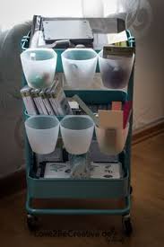 Aber Dafur Hatte Ich Schon Langer Einen Servierwagen Fur Meine Workshops Im Auge Den Ich Schon Oft Auf Anderen Blogs Entdeckt Habe Tipps Und Tricks Ikea