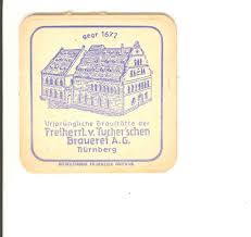Tucher Bierdeckel Bier Brauerei