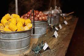 Southern Holiday Wedding Rustic Wedding Chic Rustic Wedding Foods Wedding Food Drink Rustic Food Display