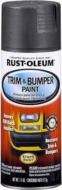 Amazon Com Rust Oleum Black Blackrust Oleum Automotive 251574 11 Ounce Trim And Bumper Spray Matte Home Improvement