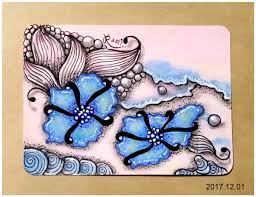 aquafleur 水之花挑戰21 13 zen art original art miniatures