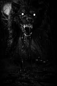 Darkhexenmagick Scary Wolf Angry Wolf Werewolf Art
