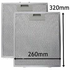 Be sure to avoid cleaners and dish detergents with bleach. 2 X Metal Mesh Filter For Logik Cooker Hood Vent Filters 320 X 260 Mm Ebay