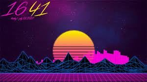 1920x1080 days of awesome wallpaper: Retro Sunset Wallpaper Gif