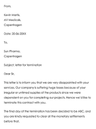 Address change notification letter is a simple yet effective way of informing business and personal contacts or customers about the change in address. Vendor Supplier Termination Letter Samples Examples