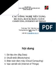 NHS2023 BigData Blockchain CloudComputing IoTs Updated | PDF