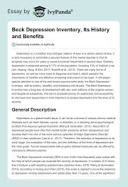 Image result for Beck Depression Inventory