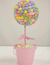 Use A Styrofoam Ball That U Can Get At Michaels Or Any Craft Store Then Glue Those Heart Candies O Valentines Diy Diy Valentine S Day Candy Valentine S Day Diy