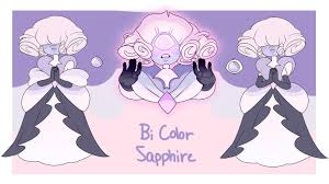 Bi Color Sapphire By Cuttlewltch Steven Universe Characters Steven Universe Drawing Steven Universe Gem