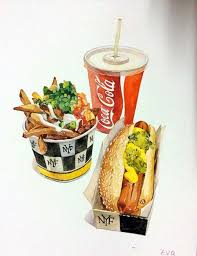 手绘水彩美 来自miss tea的图片分享 堆糖 food illustrations food painting food illustration art