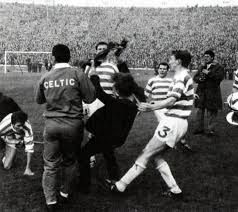 Fans then began attacking the pub, launching chairs at windows, before continuing along hope street. Celtic 2 Rangers 1 A Yogi Double Then Pitch Invasion As Rangers Fans Assault Ian Young And Neil Mochan