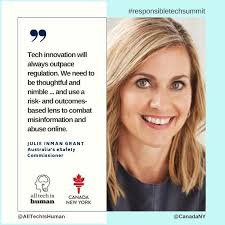 Fireside chat with Australian eSafety Commissioner Julie Inman Grant — All  Tech Is Human