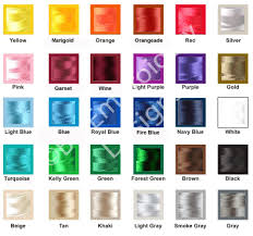 Embroidery Thread Colors For Personalized Gifts