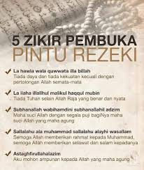 Pintu rezeki dan doa pembuka rezeki. Maria Firdz Lifestyle Blogger