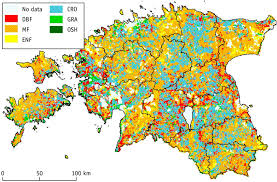 Mixed cropping data was reported at 5,571.000 ha in 2016. The Land Cover Map Of Estonia Used In The Modelling The Map Has Been Download Scientific Diagram