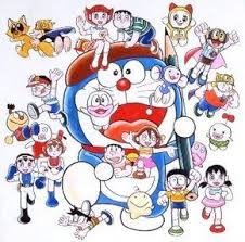 ghim của yidiandian tren doraemon wallpapers doraemon meo tượng
