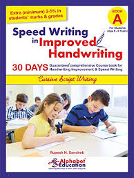 Writing in cursive is a good skill to have if you'd like to handwrite a letter, a journal entry, or an invitation. Speed Writing In Improved Handwriting Cursive Writing Book A For Age 6 9 Years Cursive Handwriting Practice Book Buy Online In Bahamas At Bahamas Desertcart Com Productid 93793120