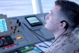 Lance Cpl. William Dickens, air traffic controller