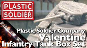 Tank valentine card box for school!! Review Valentine Infantry Tank 1 100 15mm The Plastic Soldier Company Wwii Youtube