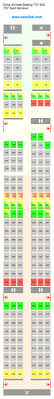 Delta Airlines Boeing 757 200 75p 752 Seat Map Airbus