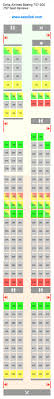 Delta Airlines Boeing 757 200 75p 752 Seat Map Airbus