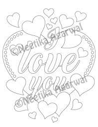 Pin On Love Coloring Pages