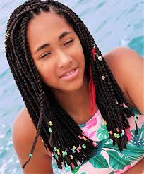 Blunt Crochet Bob Box Braids Under 2hrs Partial Individual Crochets Method Ft Divatress Com Box Braids Hairstyles Hair Styles Box Braids Styling