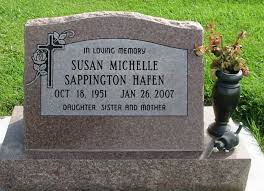 Susan Michelle Sappington Hafen (1951-2007)