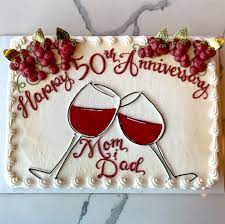 Simple little birthday cake for my very sweet and awesome friend, valerie. Toasting Wine Glasses We Create Delicious Memories Oakmont Bakery