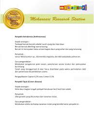 Penyakit antraknosa pada tanaman cabai, penyakit garis kuning pada daun, penyakit busuk tandan pada kelapa sawit dan penyekit akar putih pada karet. Nursery Management Strategies Ppt Download