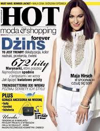 Poniedziałek, 14 grudnia 2020 (12:13). Maja Hirsch Hot Moda Shopping Magazine April 2013 Cover Photo Poland