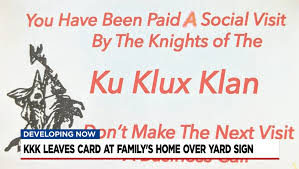 We did not find results for: Ku Klux Klan Cards Left At Biden Supporters Homes In Tn Charlotte Observer