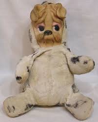 Black And White Bulldog Stuffed Animal Image Result For 1940 S Vintage Stuffed Animals Dog Toys Vintage Plush Rubber Face