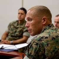 Lt. Col. Adrian Chambers, with Marine Corps Forces