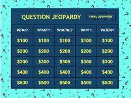 Three players compete against each other by coming up with the question for a given answer. Question Jeopardy Game Online For Kids Online English Games For Desktop And Mobile Phones Puzzles Fun Activities Games For Kids Learn English Riddles Tinytap