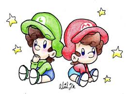 Baby mario and luigi pictures. Baby Mario And Baby Luigi Super Mario Art Mario And Luigi Mario Art