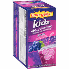 Vitamin c has developed celebrity status with claims that it can prevent or cure the common cold, says sari greaves, rd spokesperson for the american dietetic association & nutrition director at step ahead. Emergen C Kidz Grape Vitamin C Supplement Drink Mix Packets 30 Count 30 Ct Foods Co