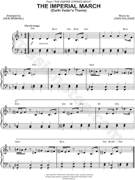 The Imperial March From Star Wars Sheet Music Easy Piano Piano Solo In D Minor Transposable Download Print Star Wars Sheet Music Star Wars Music Clarinet Sheet Music